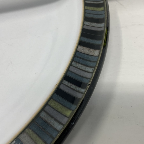 Denby Jet Stripe (retired) Stoneware Dinner Plate (4 available $35 EACH) - Picture 5 of 5